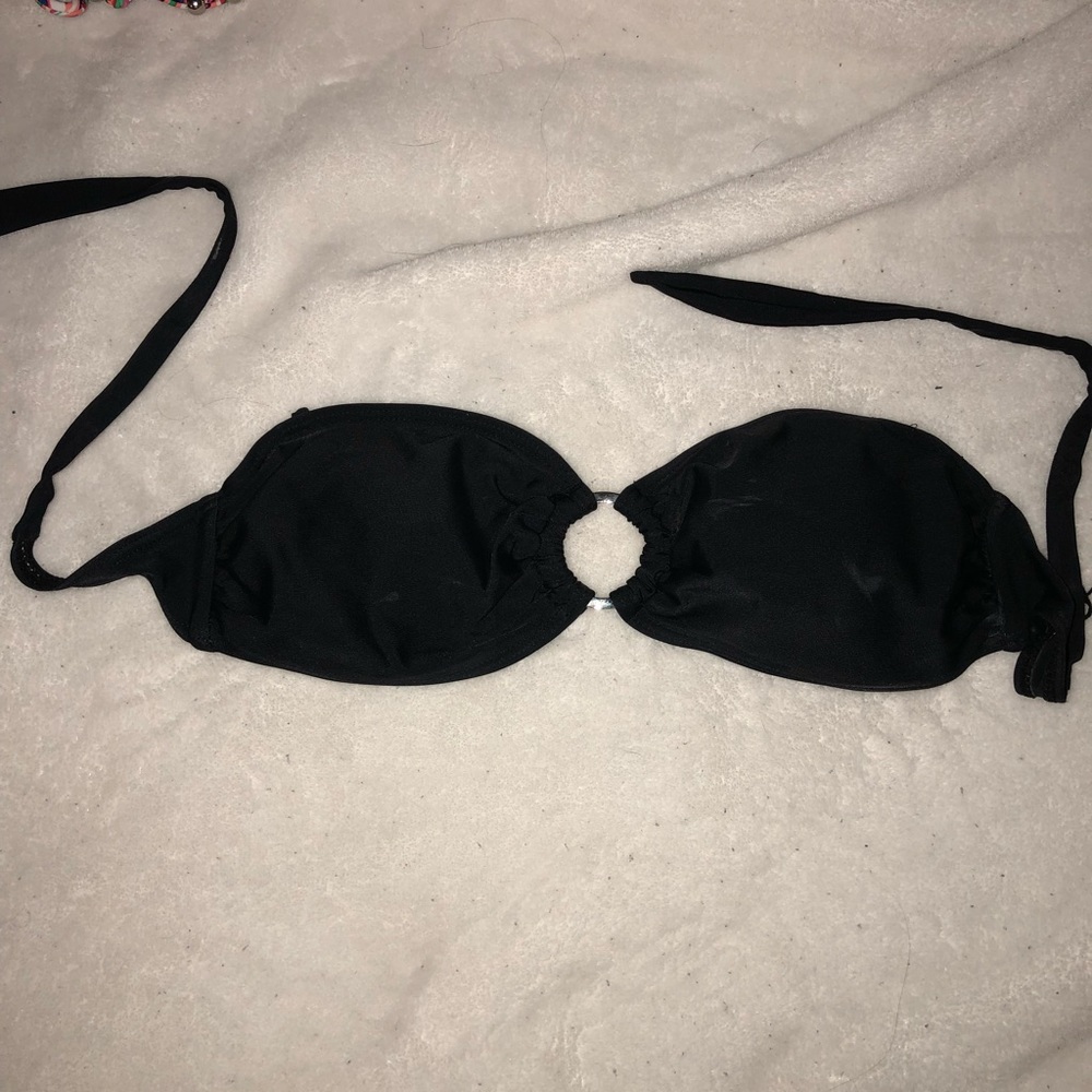 Black bandeau bikini!